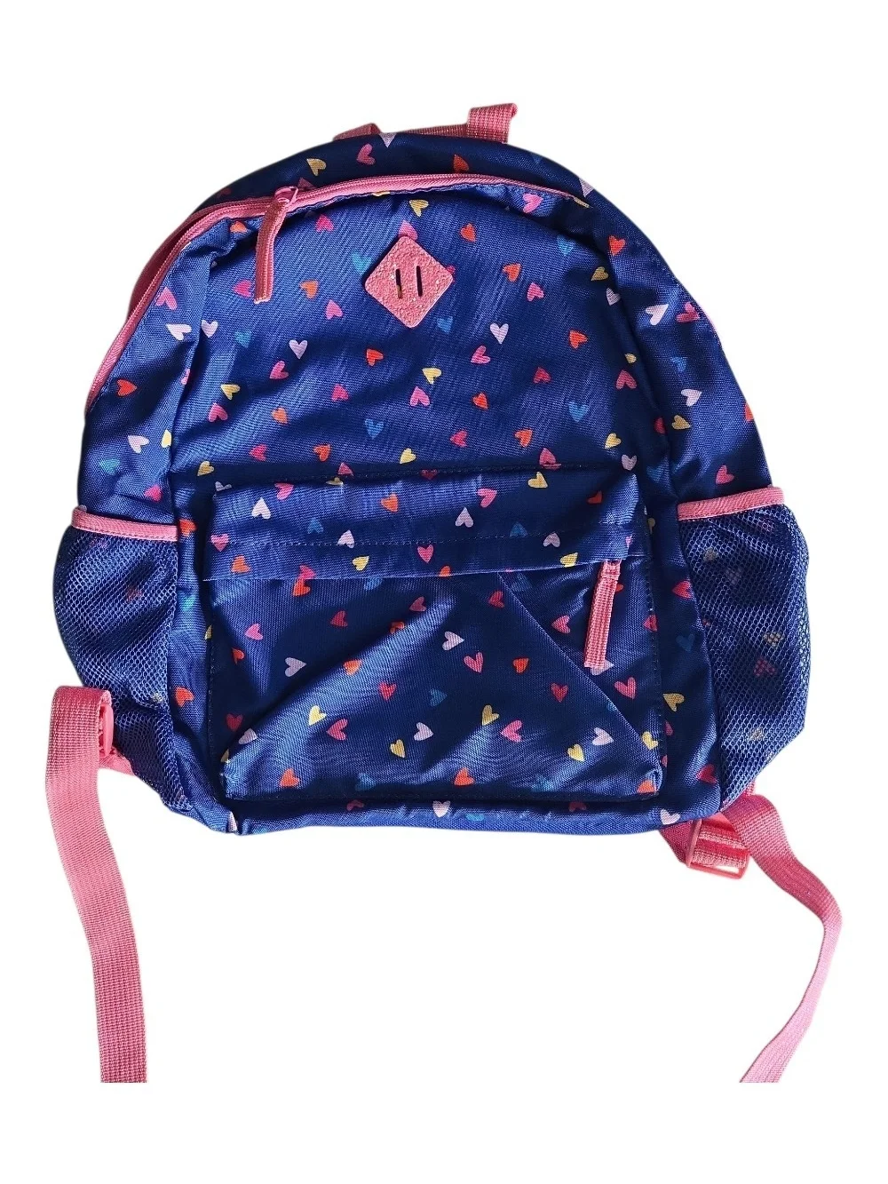 Kids Heart-Print Navy & Pink Backpack - Cat & Jack